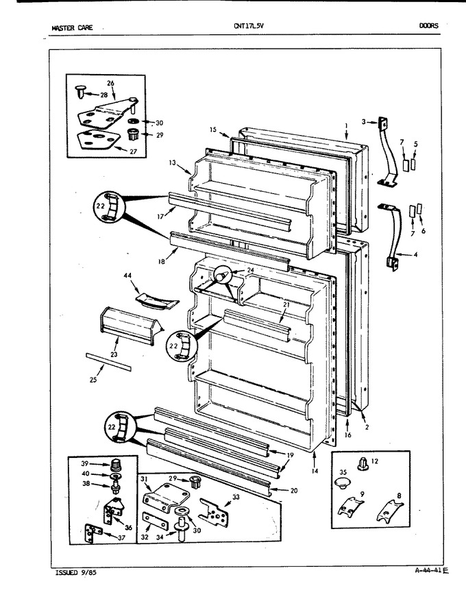 Diagram for CNT17L5VA (BOM: 5A43A)