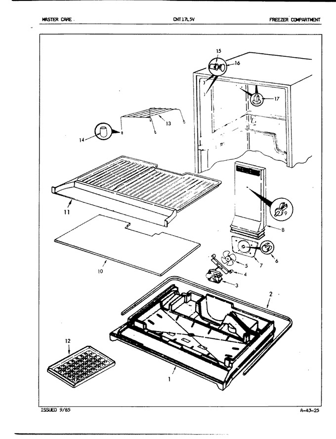Diagram for CNT17L5V (BOM: 5A43A)