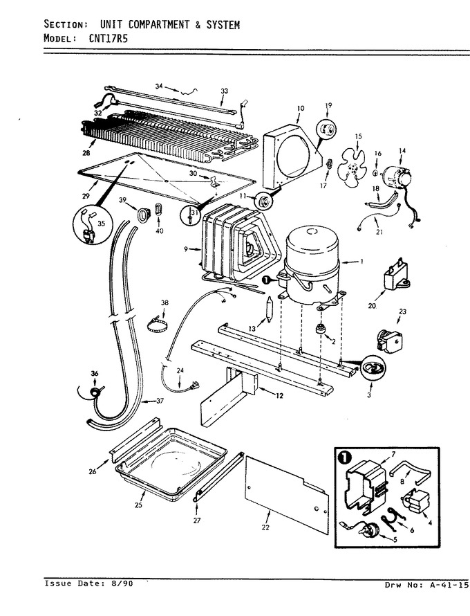 Diagram for CNT17R5A (BOM: 7A76A)