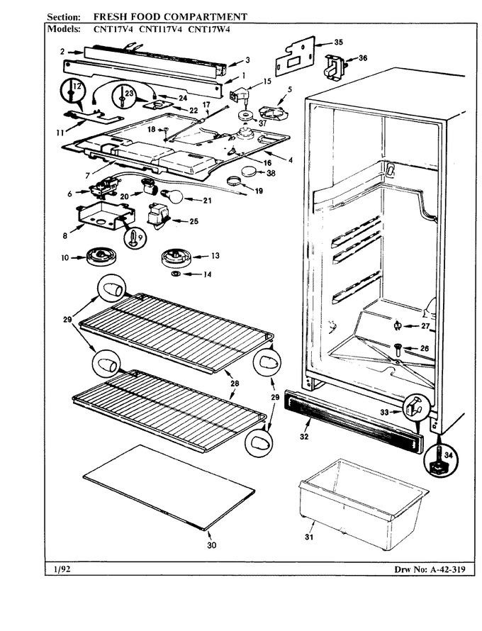 Diagram for CNT17W4A (BOM: BC33C)