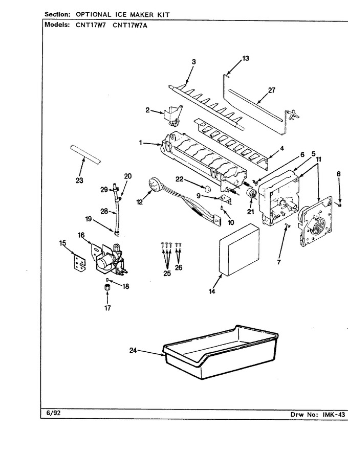 Diagram for CNT17W7 (BOM: CC36A)