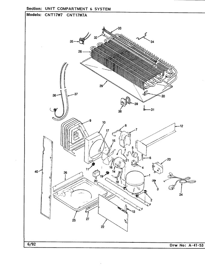 Diagram for CNT17W7 (BOM: CC36A)