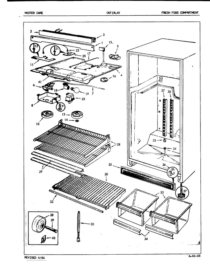 Diagram for CNT19L6VA (BOM: 5A44B)