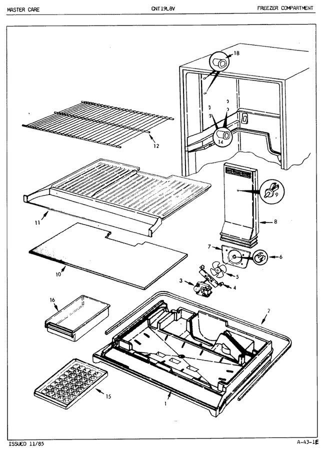 Diagram for CNT19L8A (BOM: 5A45B)