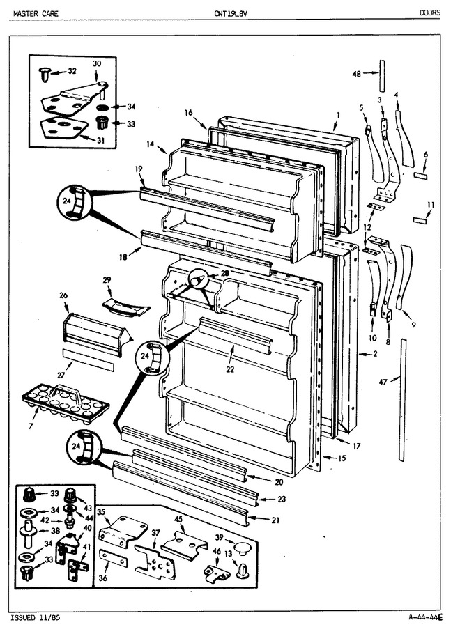 Diagram for CNT19L8A (BOM: 5A45B)