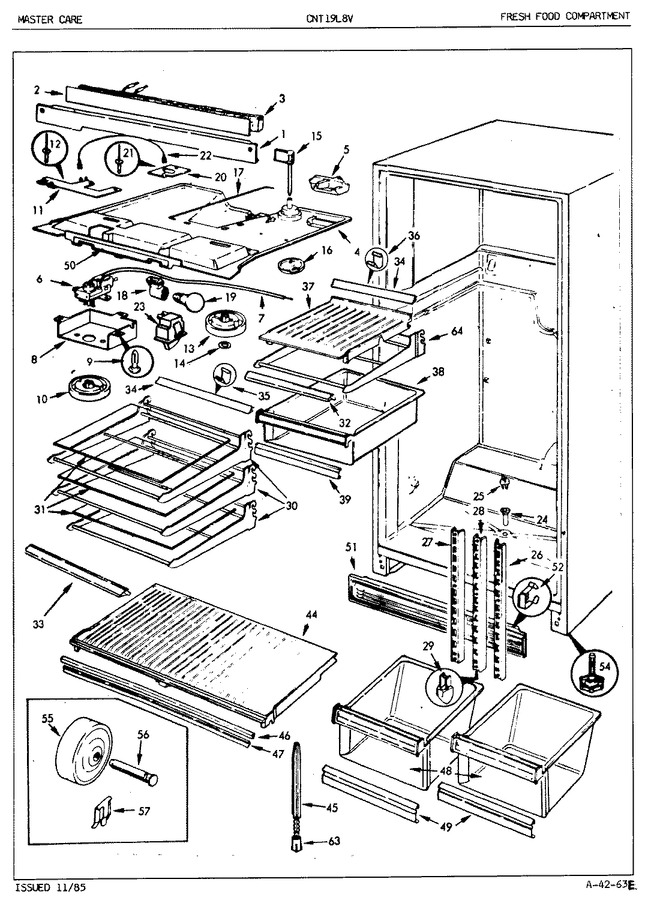 Diagram for CNT19L8A (BOM: 5A45B)