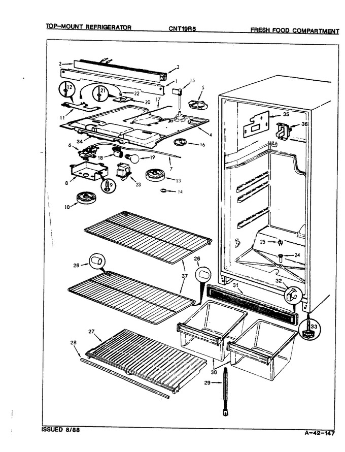 Diagram for CNT19R5A (BOM: 8A03A)