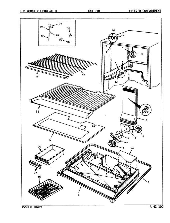 Diagram for CNT19T8 (BOM: 9C51B)