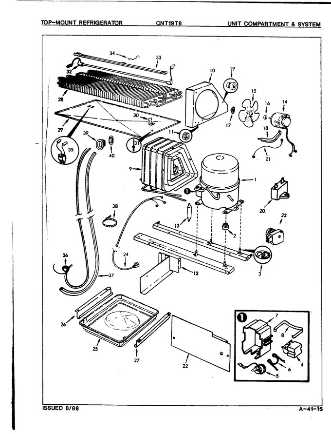 Diagram for CNT19T8A (BOM: 9C51B)