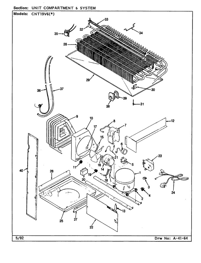 Diagram for CNT19V6A (BOM: CC51A)