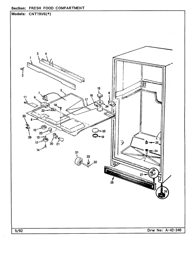 Diagram for CNT19V6A (BOM: CC51A)