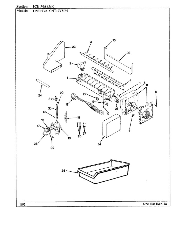 Diagram for CNT19V8A (BOM: AC54A)