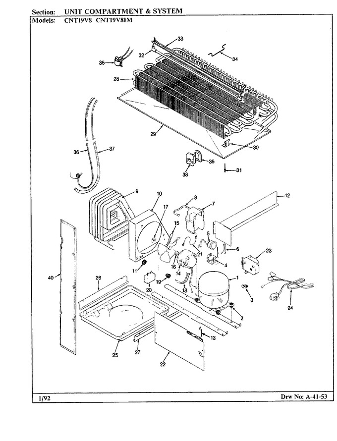 Diagram for CNT19V8A (BOM: AC54A)
