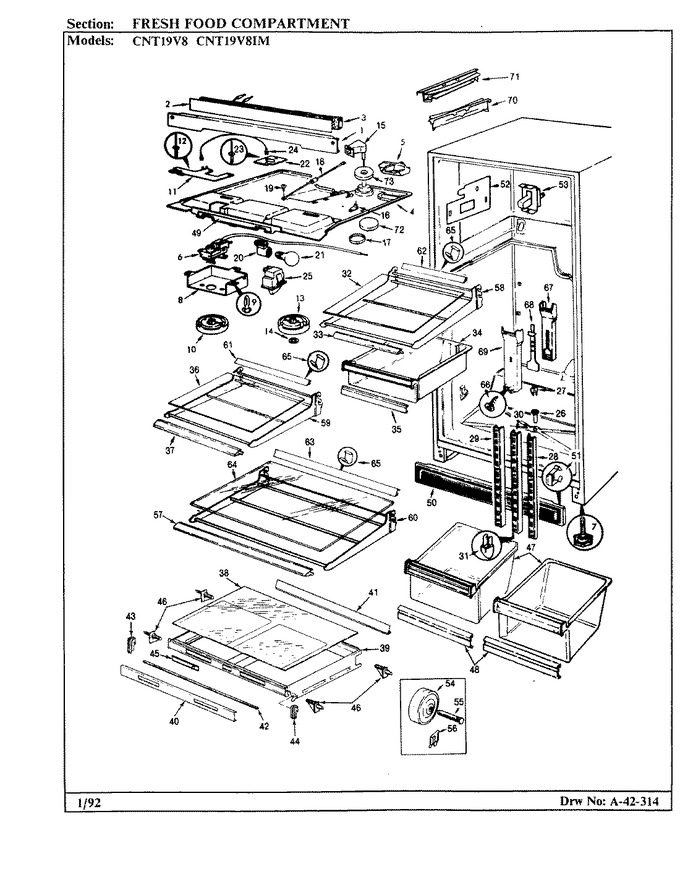 Diagram for CNT19V8A (BOM: AC54A)