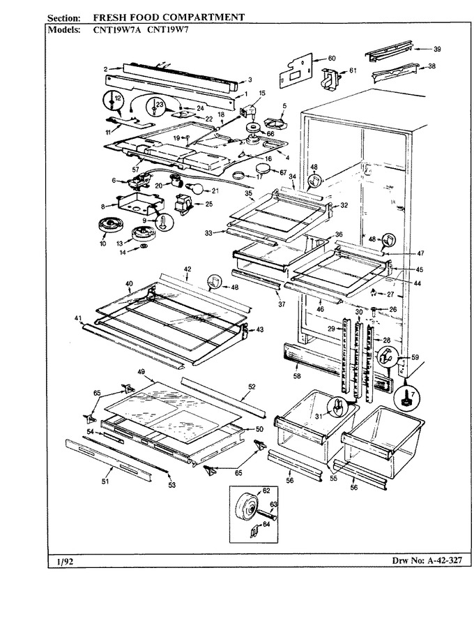 Diagram for CNT19W7 (BOM: BC53A)