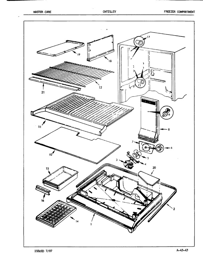 Diagram for CNT21LEV (BOM: 5A46A)