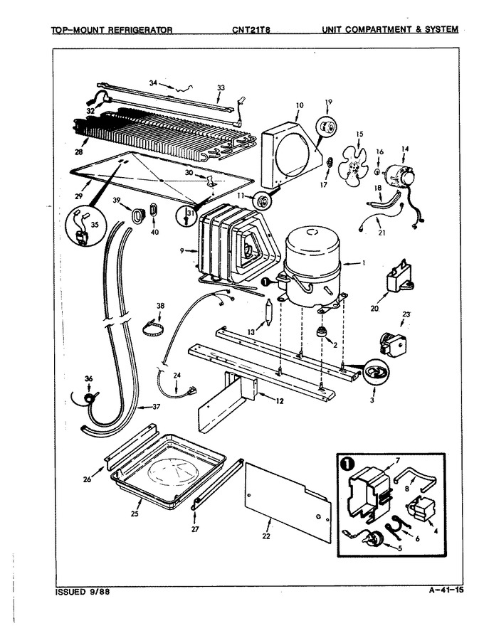 Diagram for CNT21T8A (BOM: 8A18A)