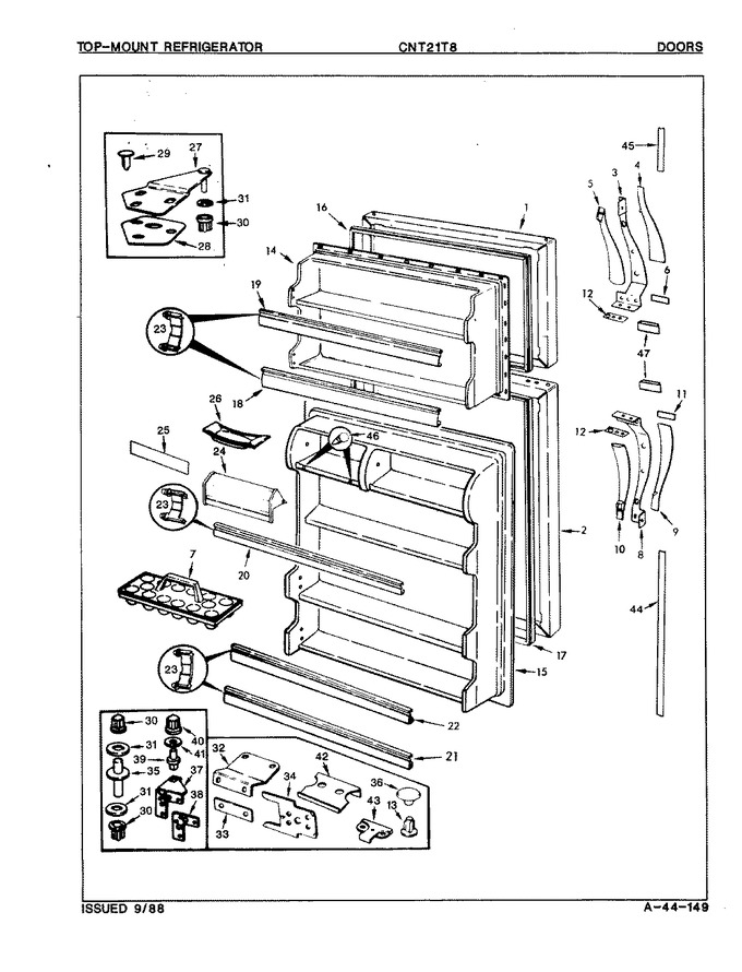 Diagram for CNT21T8A (BOM: 8A18A)