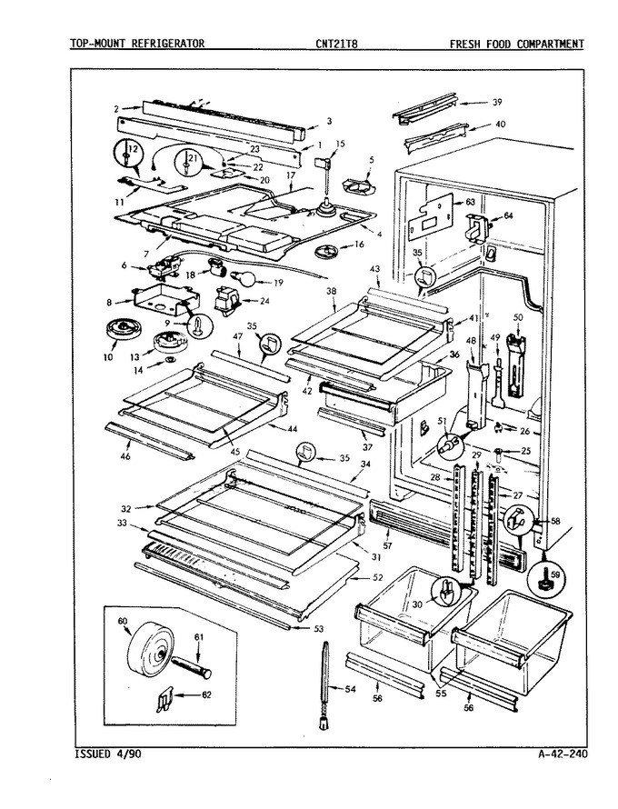 Diagram for CNT21T8A (BOM: 8A18A)