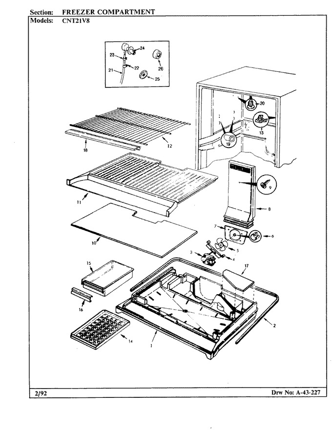 Diagram for CNT21V8 (BOM: AC74A)