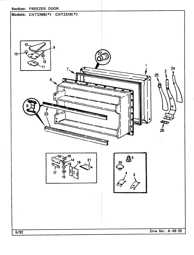 Diagram for CNT23X8A (BOM: CL92A)