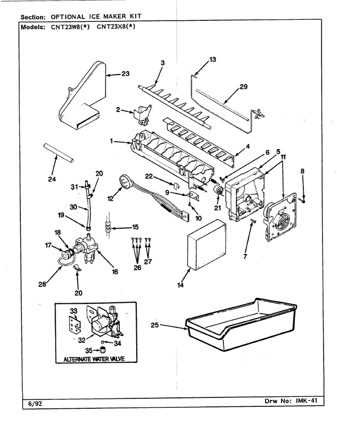 Diagram for CNT23W8 (BOM: CL91A)
