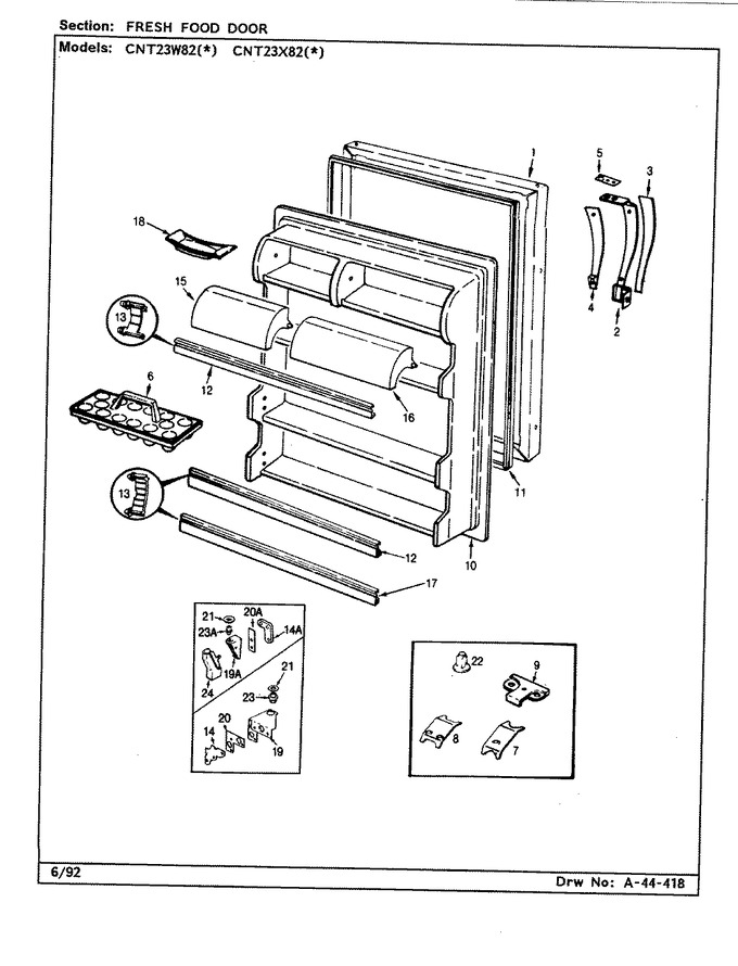 Diagram for CNT23W82A (BOM: BF92B)