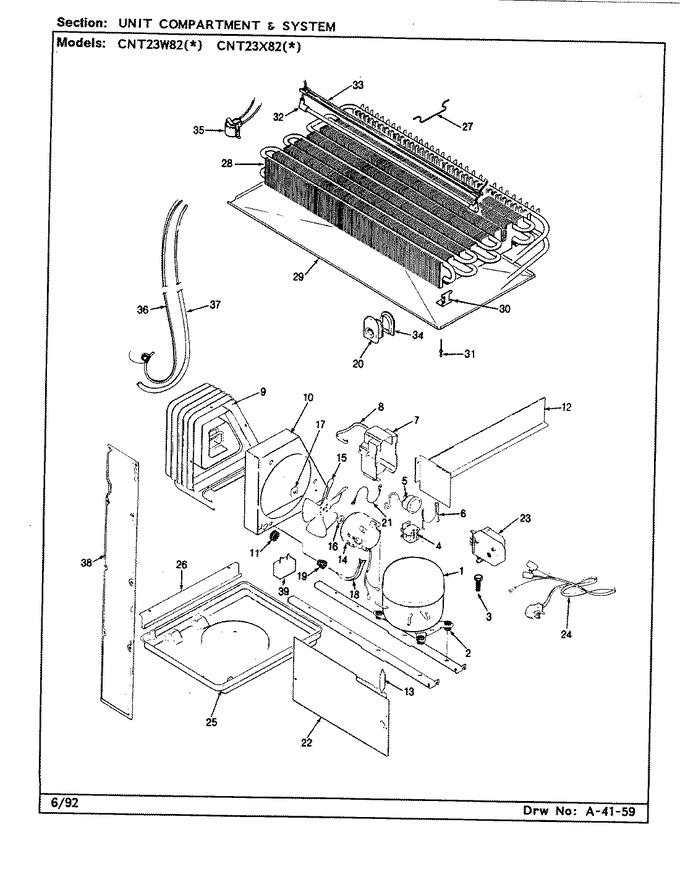 Diagram for CNT23X82 (BOM: CF92A)