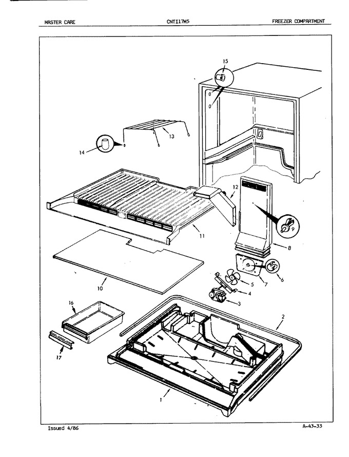 Diagram for CNTI17M5H (BOM: 5D70A)