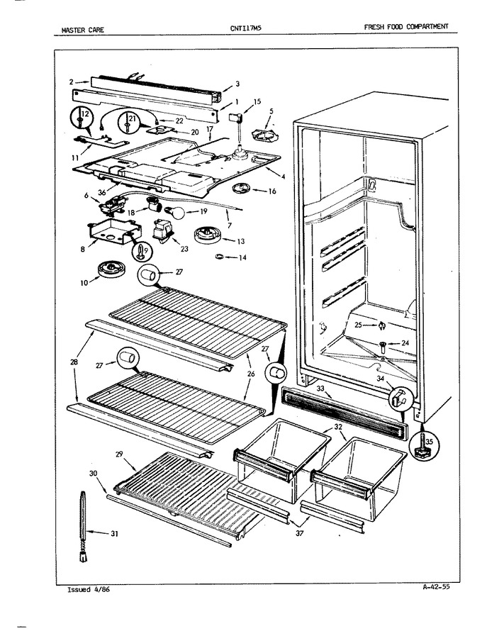 Diagram for CNTI17M5H (BOM: 5D70A)