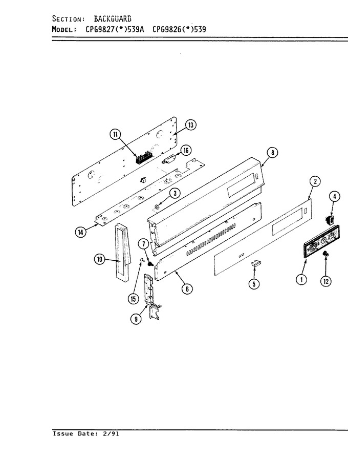 Diagram for CPG9826W539A