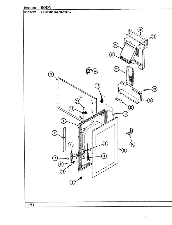 Diagram for CPM9841KW689DG
