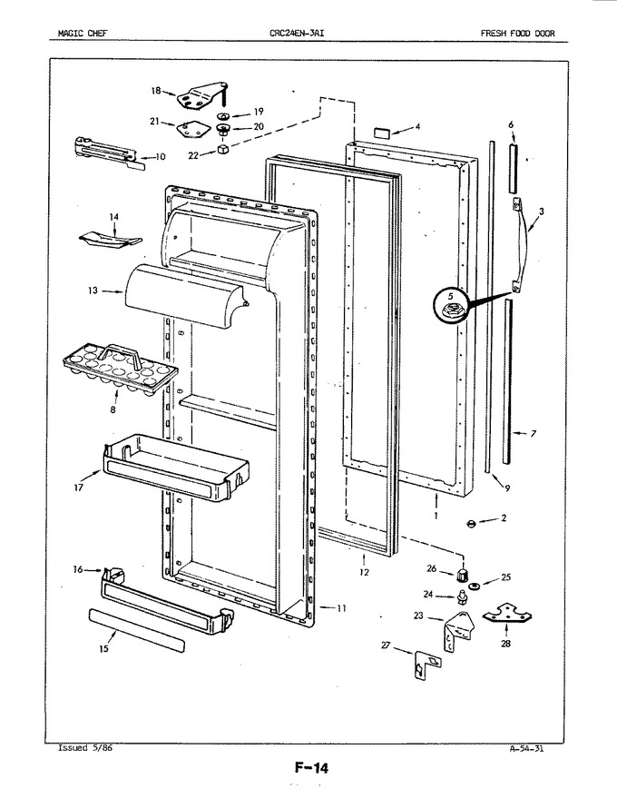 Diagram for CRC24EN-3AI (BOM: 5M75B)