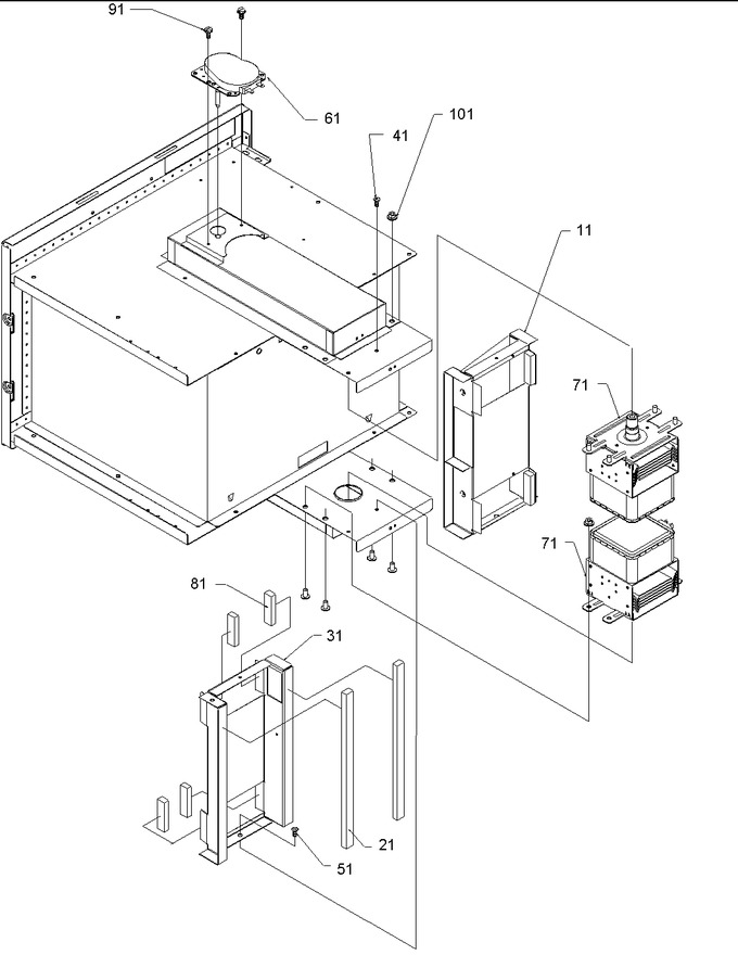 Diagram for UC1400D (BOM: P1312704M)