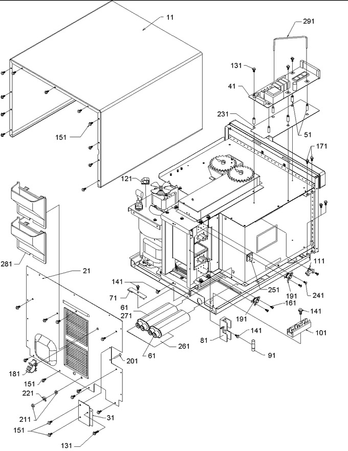 Diagram for UC1400VP (BOM: P1304457M)