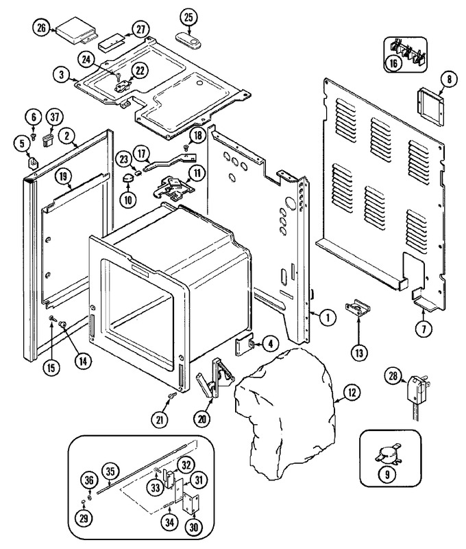 Diagram for CRE9500BDE
