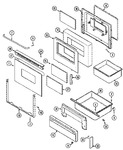 Diagram for 03 - Door/drawer (cdl/cdw Series 16)