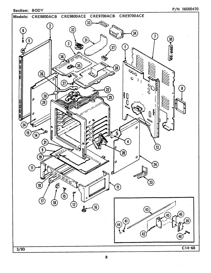 Diagram for CRE9800ACE