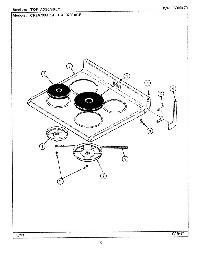 Diagram for CRE9700ACE