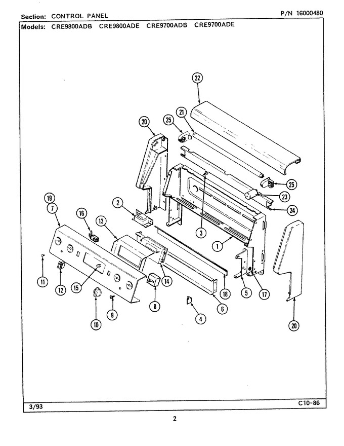 Diagram for CRE9800ADE