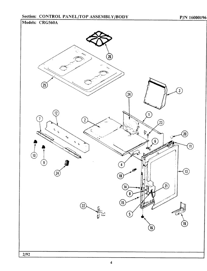Diagram for CRG560A