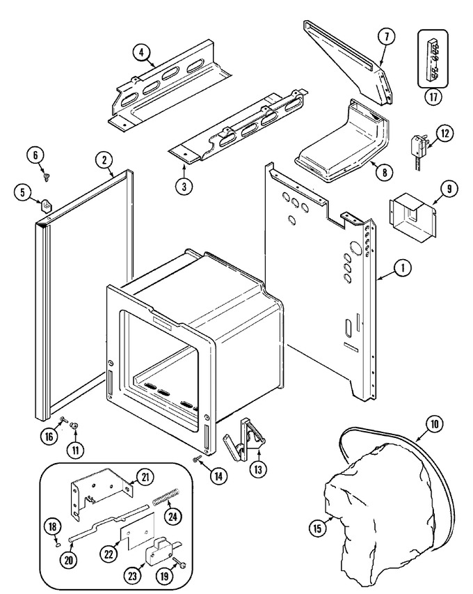Diagram for CRG7700CAW