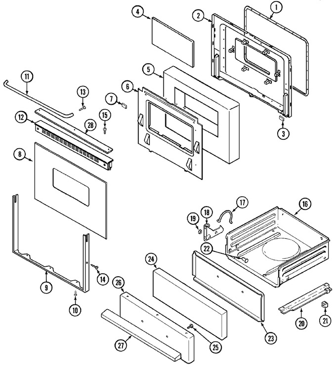 Diagram for CRG7500AAW