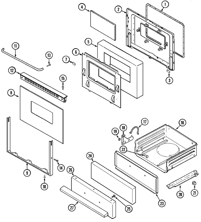 Diagram for CRG7500AAW