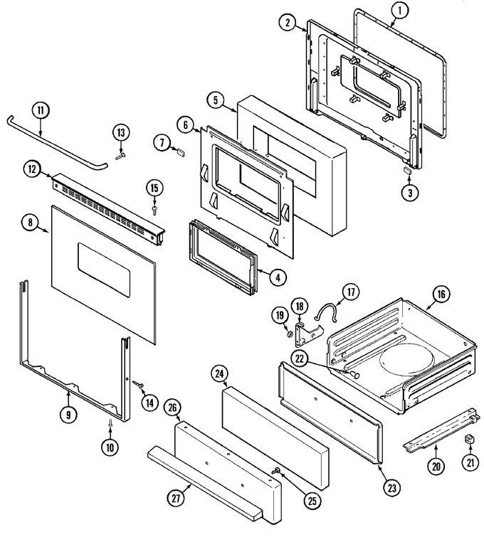 Diagram for CRG7500AAW