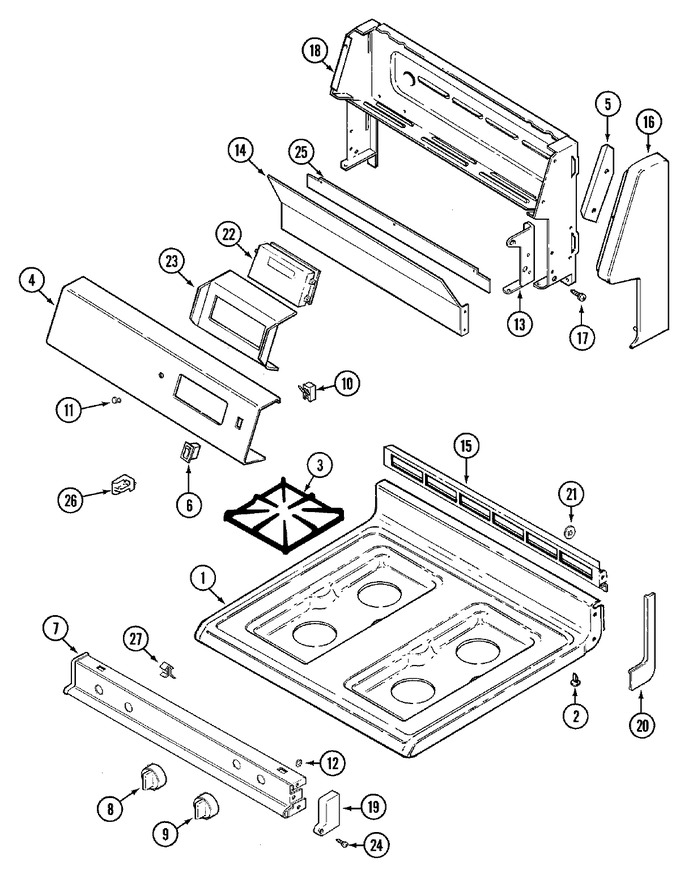 Diagram for CRG7500AAW