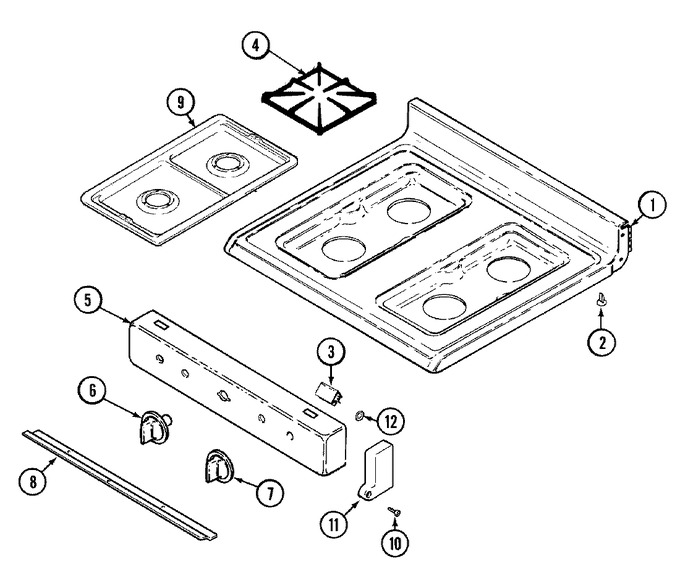 Diagram for CRG7500CGW