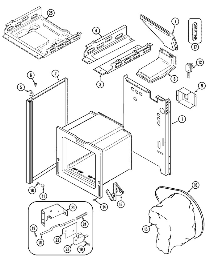 Diagram for CRG7500CGW