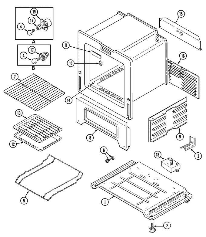 Diagram for CRG7500CGE