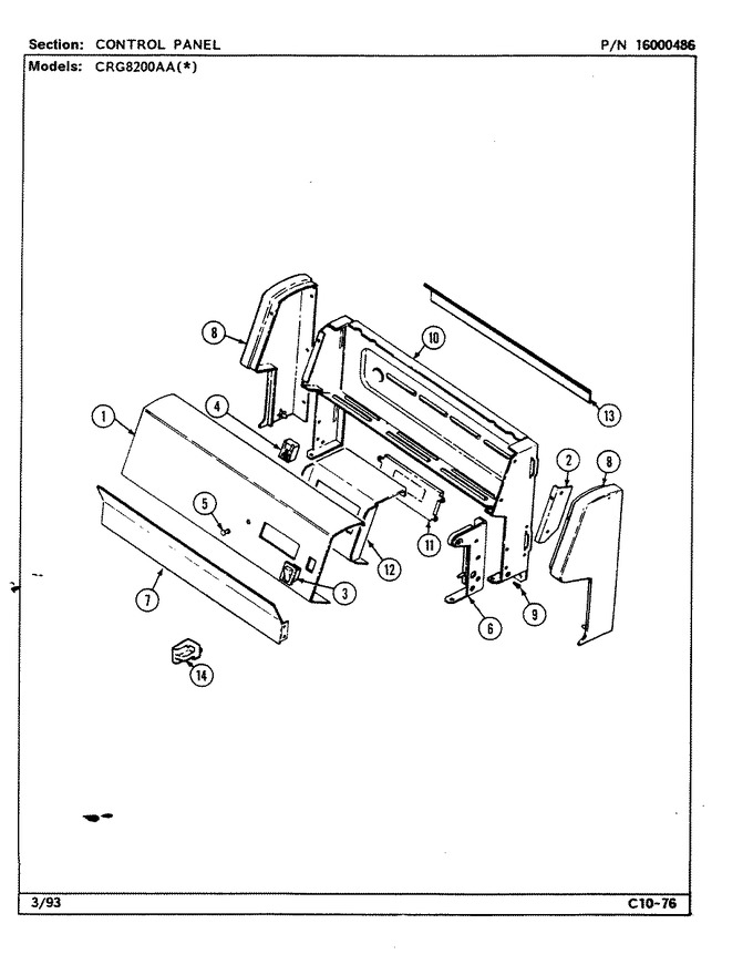 Diagram for CRG8200AAW